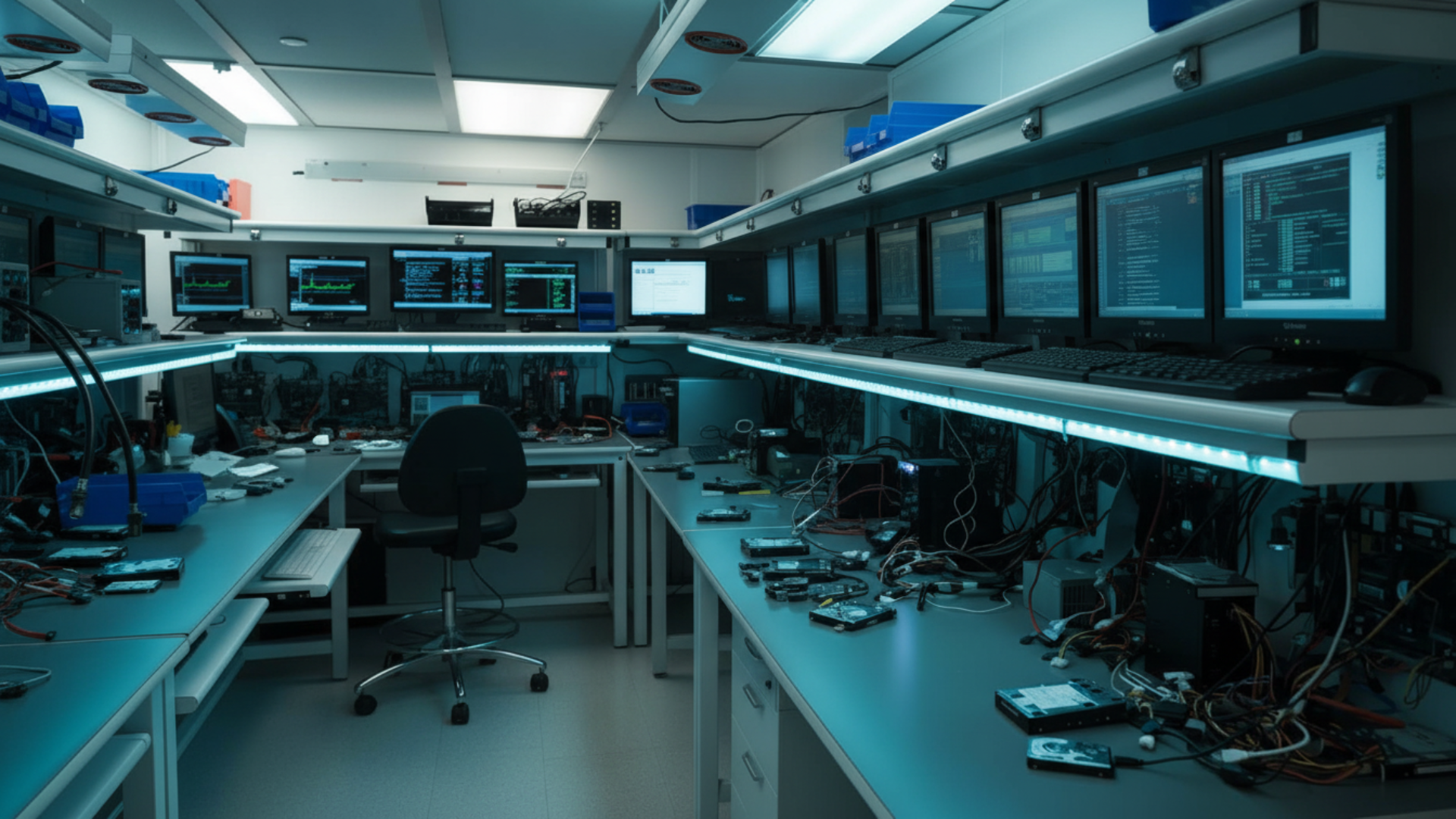 Data Recovery Group ISO Class 100 Cleanroom in London Ontario